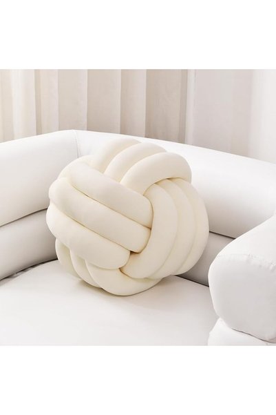 Sioloc Soft Knot Ball Pillows,Round Throw Pillow Cushion Home Decoration Plus...