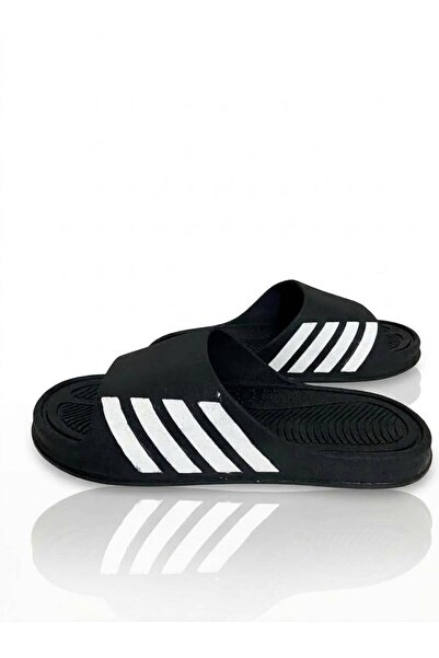 CN Unisex Soft Sole Sporty Striped Bathroom, Pool and Outdoor Slippers