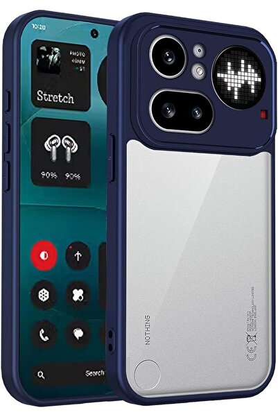 GENERAL غطاء حماية لهاتف Nothing Phone (4a) Pro، غلاف شفاف مقاوم للصدمات من م...