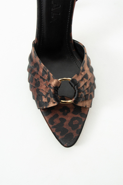DUXAL SHOES Γυναικεία παπούτσια Dorothy με λεπτή γόβα και λεπτομέρεια από κορ...