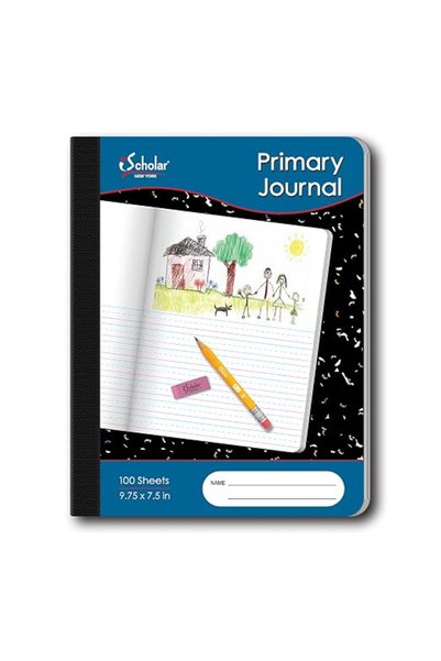 GENERAL iScholar Primary Composition Book, Journal, Unruled Top, 5 Inch Ruled...