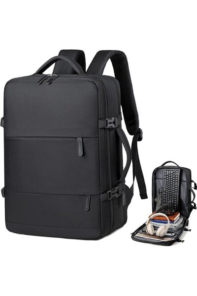 Jsofd Travel Laptop Backpack, 35L Expandable Airline Approved Carry On Backpa...