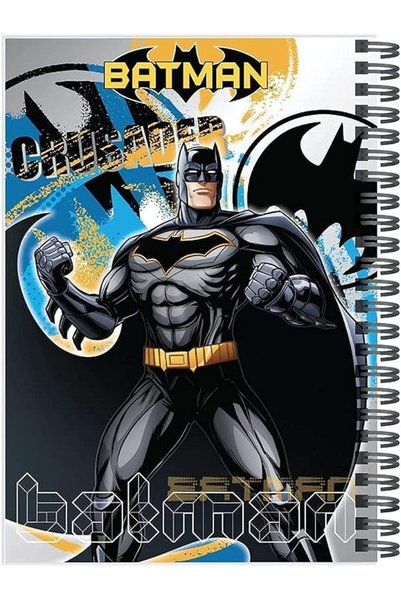 Rainbow Max BATMAN B5 Spiral Notebook Journal, Wirebound Ruled Sketch Book No...