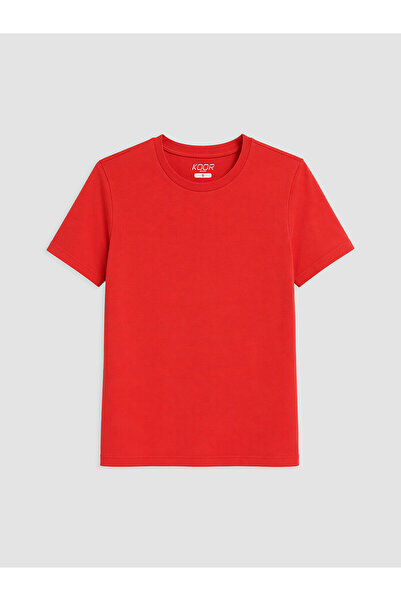 LC Waikiki Alita City Farkıyla Koor Sport Red Combed Cotton Plain Standard & ...