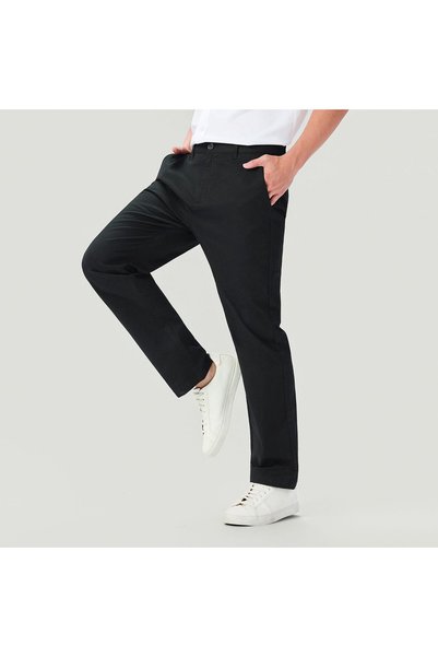 Giordano Men Regular Taper Stretch Twill Khakis