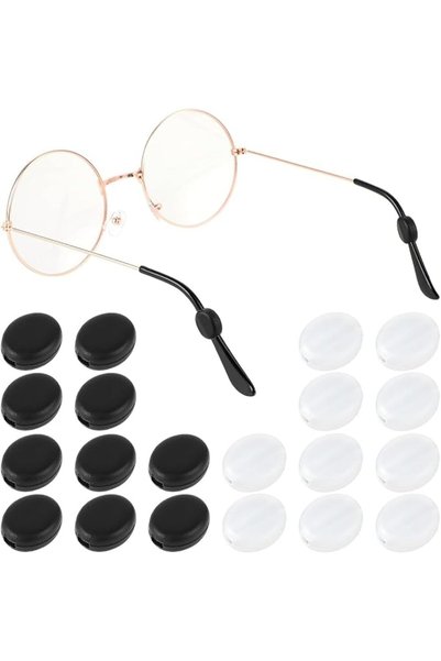 Hannea ® 10 Pairs Silicone Anti-Slip Eyeglass Ear Grip, Temple Tip Holder Ret...