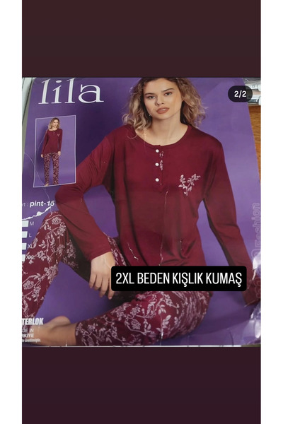 UZUN KOLLU KIŞLIK PIJAMA