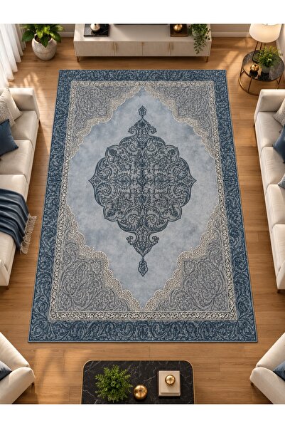 ALLGELSİN ZRH ЕЛАСТИЧНО Покривало за килим с гъби 6м2 200x300 Шест квадратни ...