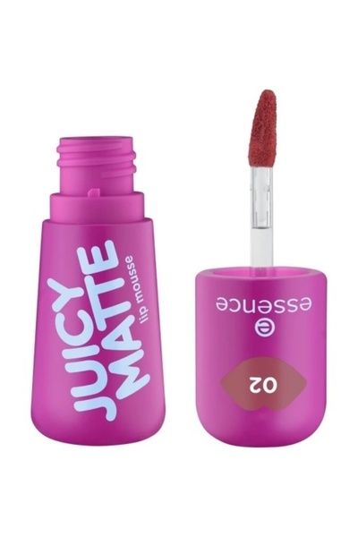 Essence Μους χειλιών JUICY MATTE - 02 Ανοιχτό Ροζ, Essence, 2.7 ml