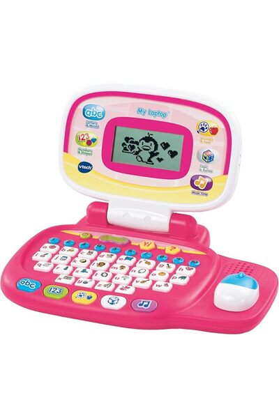 Vtech Oyuncak كمبيوتر محمول في تيك ماي، وردي، قطعة واحدة