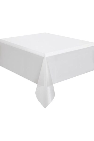 Unique Unic Industries Clear Rectangular Plastic Table Cover |   1.37m X 2.74...