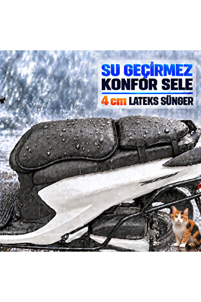 Hard Guard RMG Moto Gusto Star 100 Comfort Αδιάβροχη Σέλα Μοτοσικλέτας, Προστ...