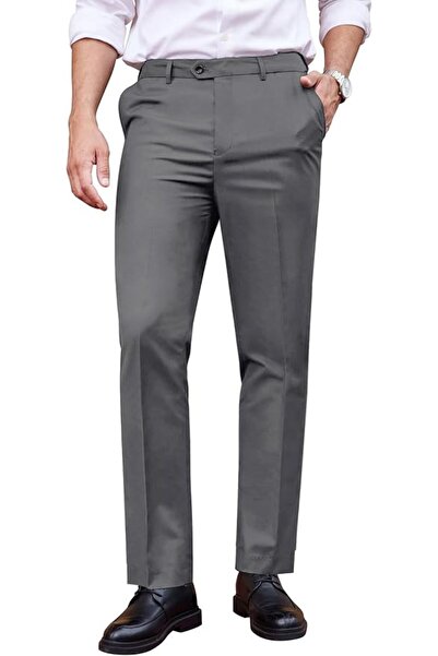 COOFANDY Mens Classic Casual Dress Pants Expandable Waist Suit Pant Slim Fit ...
