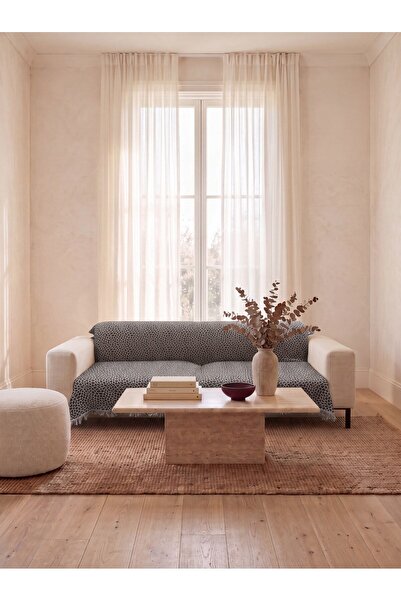 rellhome Double Sided Modern Patterned Non-Slip Cotton Sofa Cover & Sofa Thro...