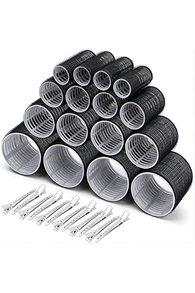 Generic Rollers Hair Curlers 28 Pcs Set with 16Pcs Hair Curlers 4 Sizes (4 Ju...
