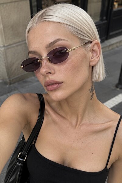 LOOKUP نظارات شمسية نسائية من PAN- مع حماية من الأشعة فوق البنفسجية UV400، تص...