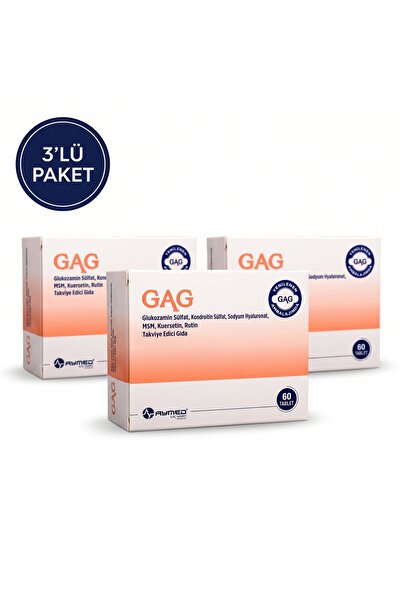 GAG 60 Tablet 3'lü Paket