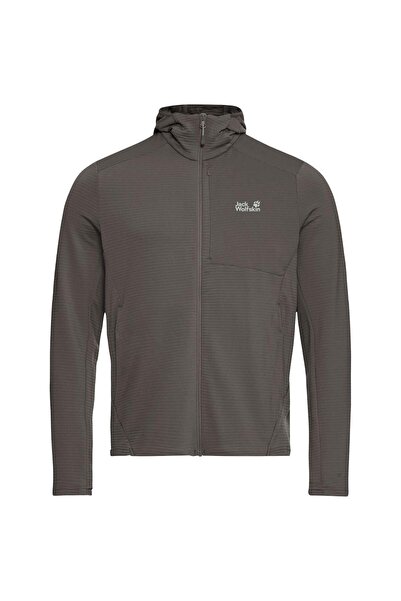 Jack Wolfskin Hanorac fleece pentru bărbați Litestride Hooded FZ SS 2026 - Ma...