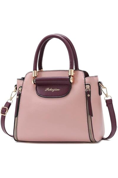 Generic Women's Handbag,Tote Bag with Shoulder Strap, Gold-Tone Hardware