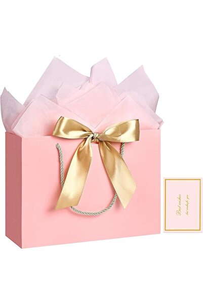 Yelajoy 10PCS Gift Bags Medium Size with Handles, 32x25x11cm Thank You Bags w...