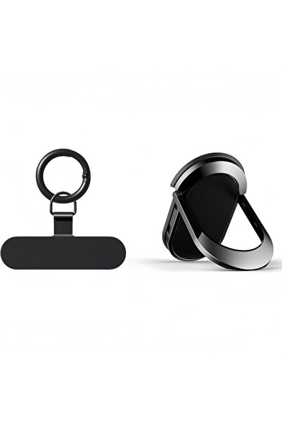Generic Stainless Steel Phone Lanyard Pad,Bracelet Accessory, Phone Stand, La...