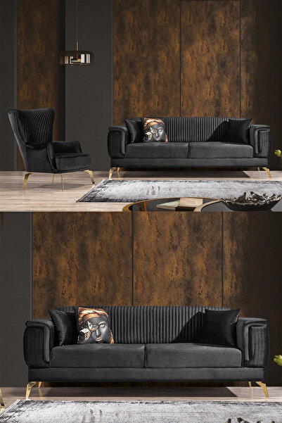 İYENA HOME LİVİNG Stella 3+3+1 Sırt Mekanizmalı Koltuk Takımı