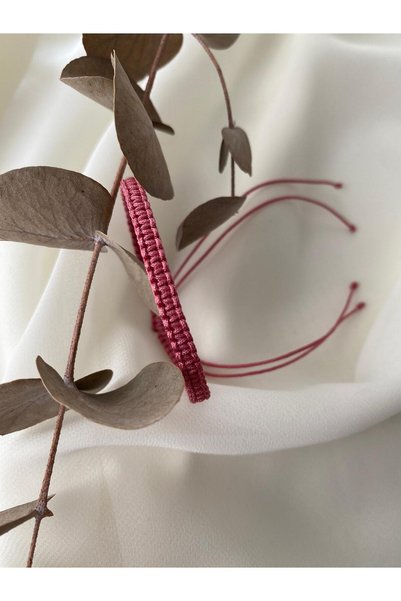 sabiha aksesuar Macrame Braid String Bracelet,Water Resistant, Adjustable Han...
