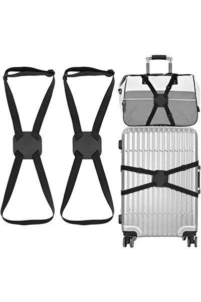 Yelajoy 2 PCS Luggage Straps, Travel Suitcase Belts, Adjustable Bag Bungee, E...