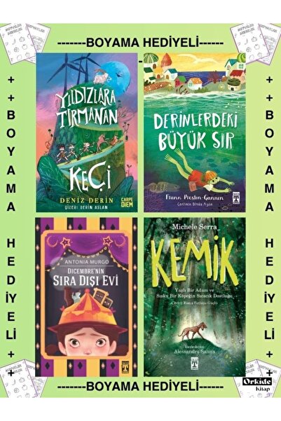 Timaş Yayınları Boyamalı - 4. 5. 6. 7. Sınıf, Yıldızlara Tırmanan Keçi - Deri...