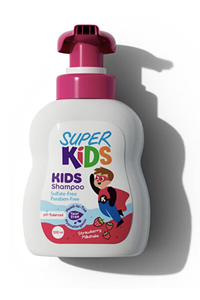 Superkids Strawberry Milkshake Scented Baby Shampoo - 300ml