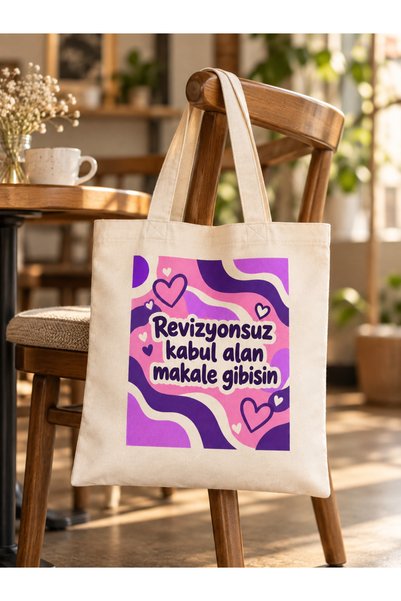 Tomris Hatun Revisionless Acceptance Area Article Like You Mottolu Gift Bag, Raw Cloth Bag, Sublimation Printing, Shoulder Bag, Shopping Bag