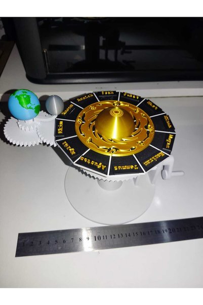 Yakamoz 3d Solar Eclipse, Lunar Eclipse, Earth Sun and Moon Moving Visual Educational Kit