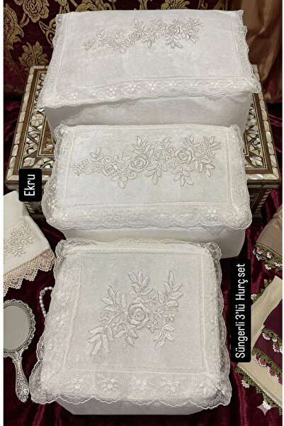 Sarelibutik Çeyizlik Fransız Hurç seti