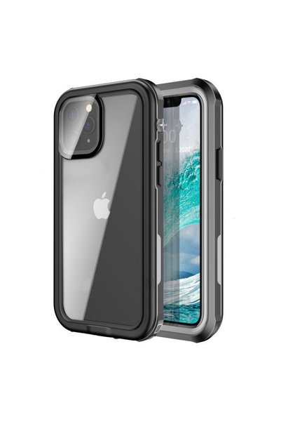XGSM Carcasă impermeabilă IP67 pentru iPhone 12 - Negru