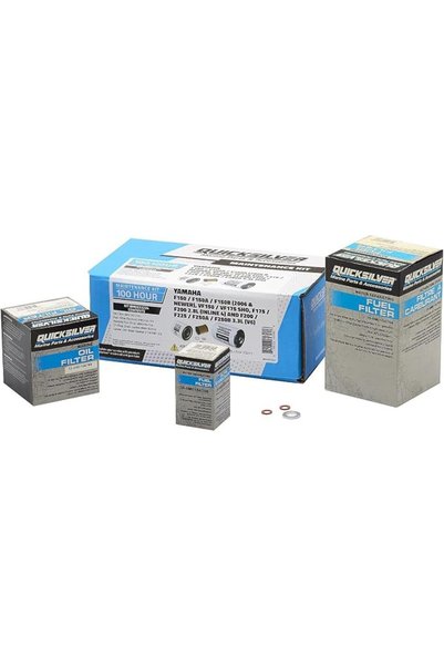Quicksilver 8M0222224 100 Hour Maintenance Kit, Yamaha Various 150/175/200/22...