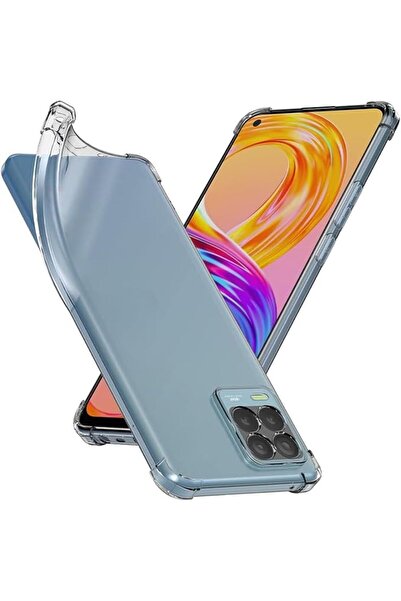GENERAL متوافق مع غطاء هاتف Realme 8، غطاء مرن فائق النحافة من مادة TPU الشفا...
