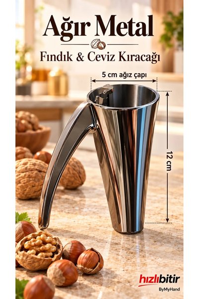 ByMyHand Metal Huni Ceviz ve Fındık Kıracağı