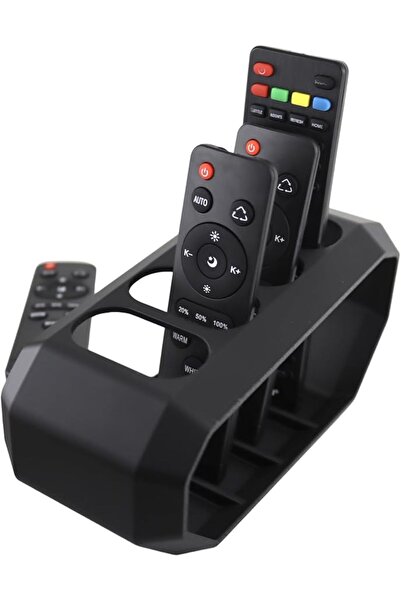 3D Brothers حامل ريموت مع أربعة أماكن للتخزين، منظم ومتين ومتعدد الاستخدامات ...