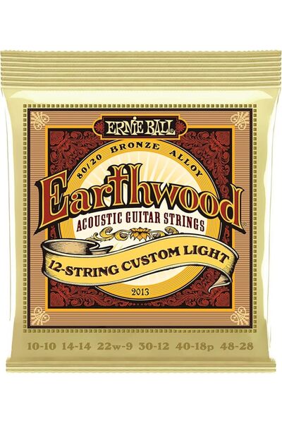 Ernie Ball Earthwood Light 80/20 Bronze Acoustic Guitar Strings 3-pack, 11-52...