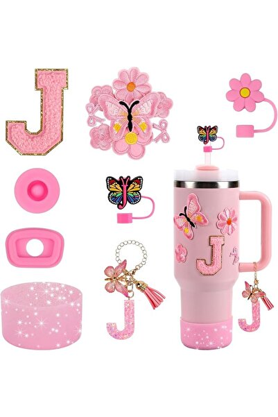 GENERAL 3tyto 15PCS Cup Accessories Set for Stanley Cup 30oz 40oz Tumbler wit...