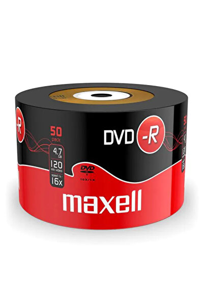 Maxell DVD-R 4.7GB/120λεπτά ταχύτητα 16x συσκευασία 50 τεμαχίων