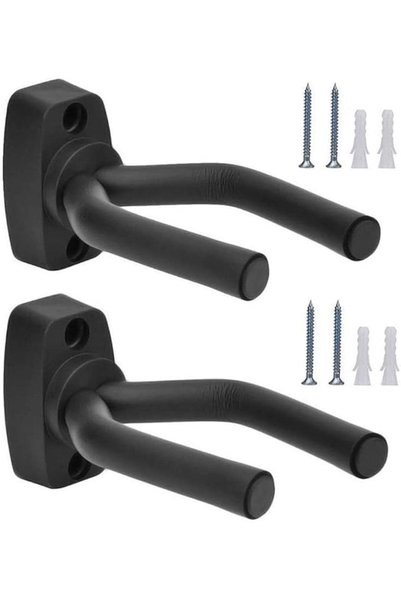 KASTWAVE Guitar Wall Mount, 2 Pcs Adjustable Rotated Arms Guitar Hook Wall St...