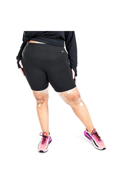 Nike One Dri-Fit Plus Kadın Siyah Antrenman Şort