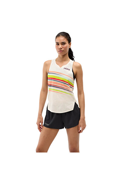 hoka Running top for women Race Day SS 2026-Multicolor-L