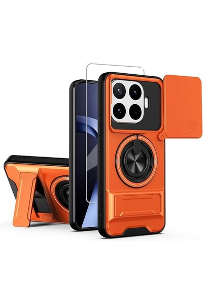 GENERAL غطاء حماية لهاتف شاومي 17T Pro 5G مع واقي للشاشة، غطاء حماية منزلق لل...
