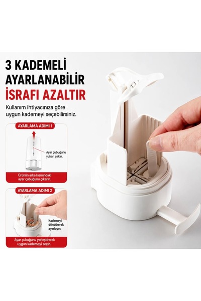 Ayarlanabilir Kalıp Sabun Öğütücü Grinder - Sabun İsrafı Önleyen Kalıp Sabunluk