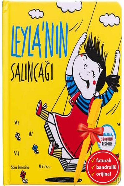 Net Çocuk Yayınları قلم ألفا+ أرجوحة ليلى - صور ثلاثية الأبعاد (سارا بينسينو)...