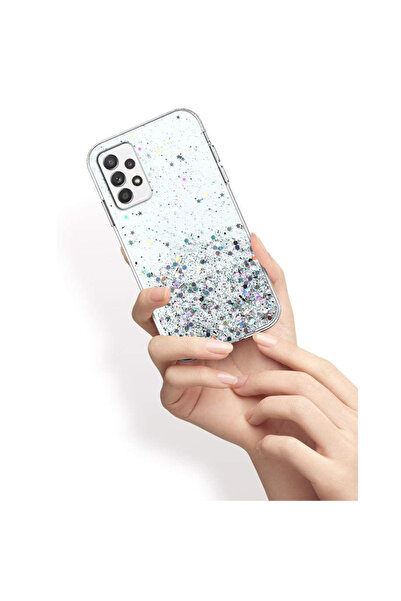 ERBORD Husă pentru Samsung Galaxy A52 / A52s, cu sclipici, transparentă