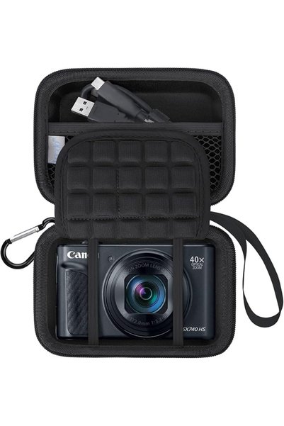 Lacdo حقيبة حمل الكاميرا للكاميرات الرقمية Canon PowerShot SX740 / SX730 / SX...