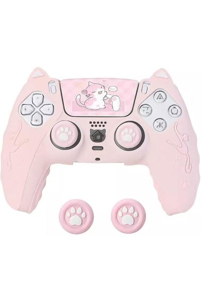 HQstrap PS5 Controller Skin, Anti‑Slip Silicone Protective Cover Case with Ca...
